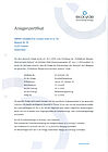 Anlagenzertifikat AUT Lockwitz GmbH & Co. KG
