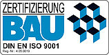 Logo Zertifizierung Bau